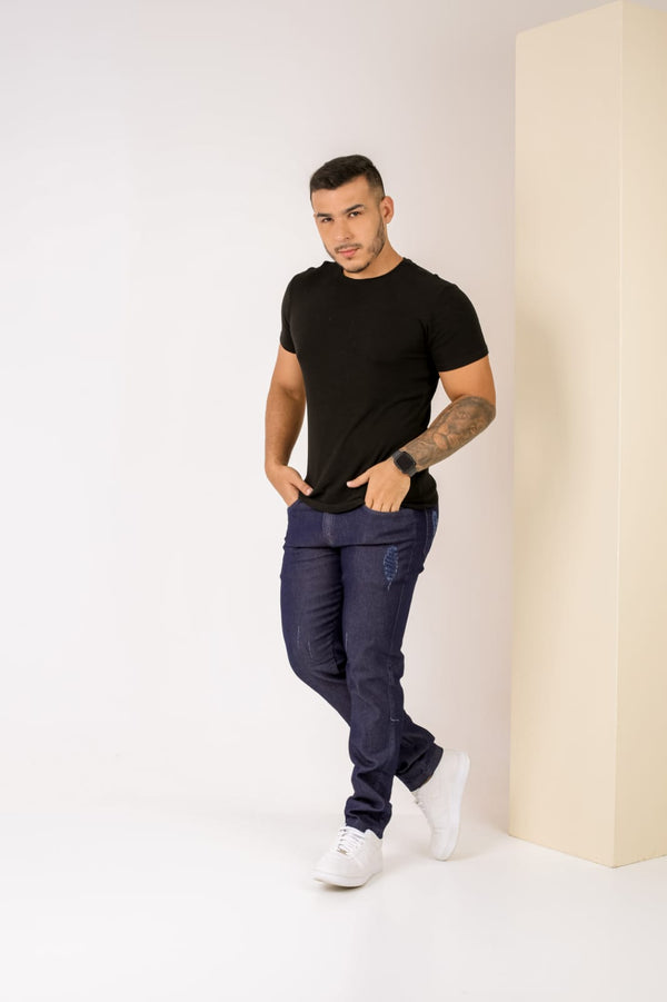 Calça Jeans - Jeans Escuro