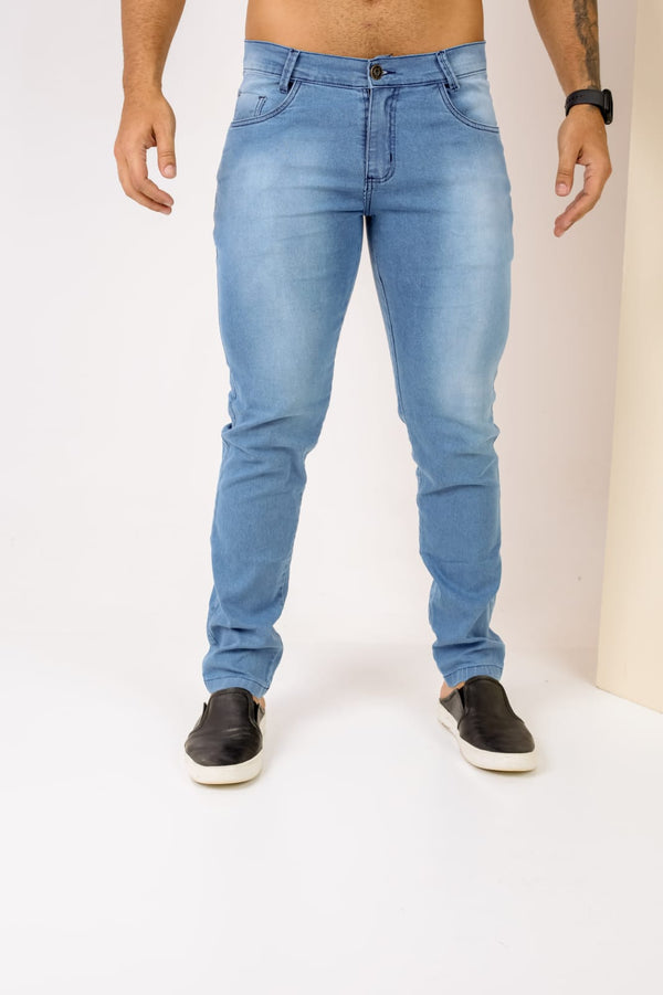 Calça Masculina Jeans Claro